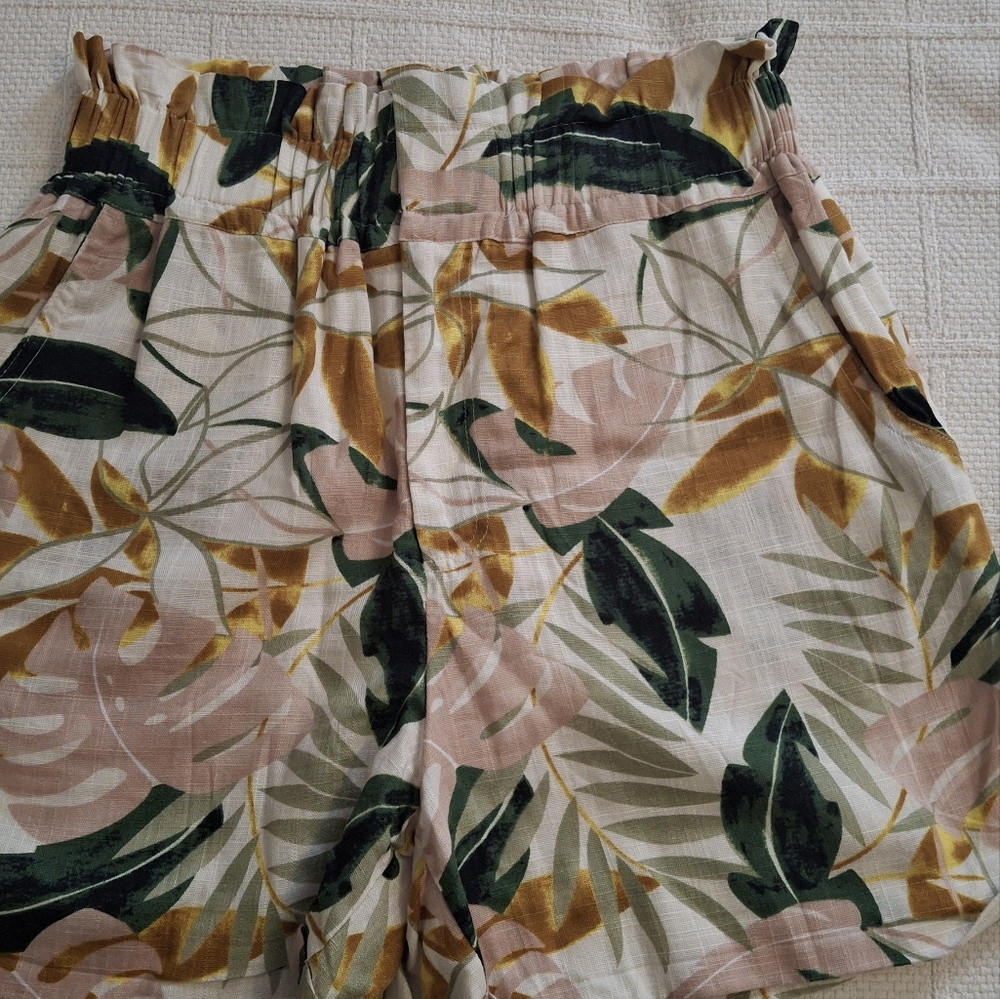 Floral High Waist Women Shorts